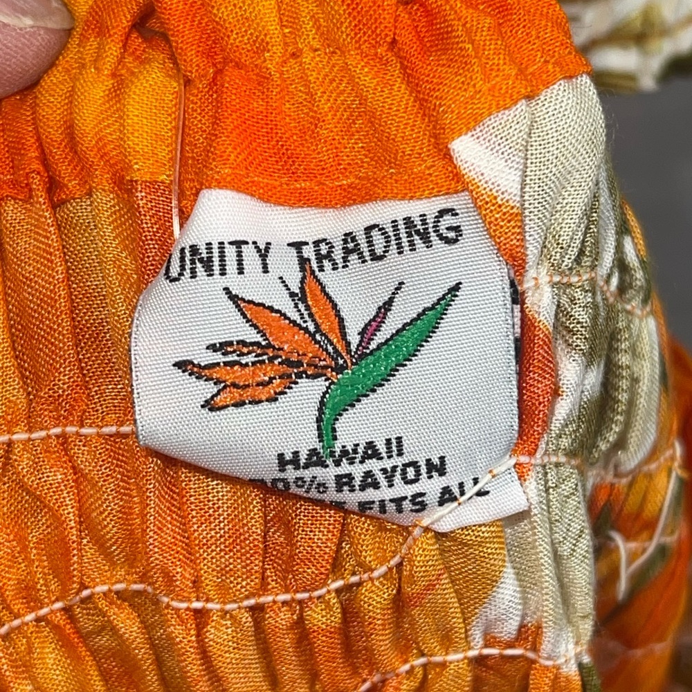 NWT- Unity Trading Hawaii tropical dress. Size One Size - see measurements below - Picture 9 of 9